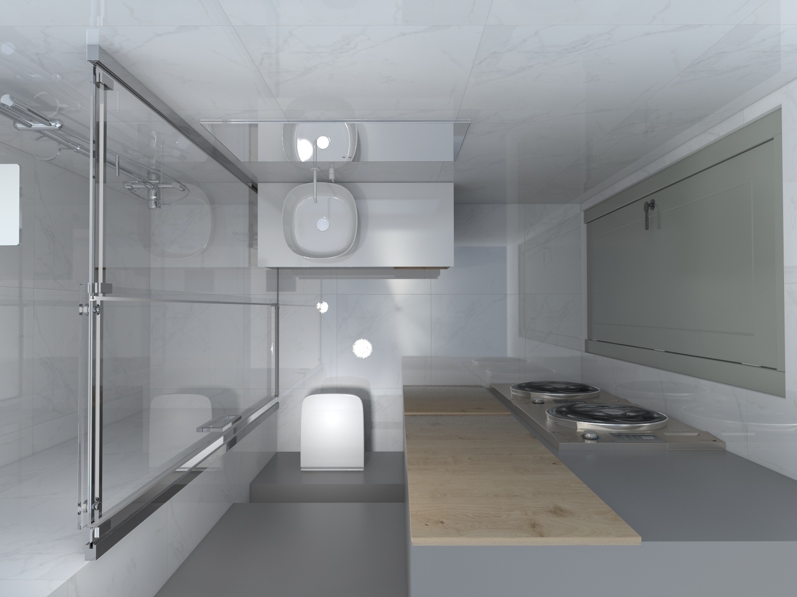 1+1 Daire - Render