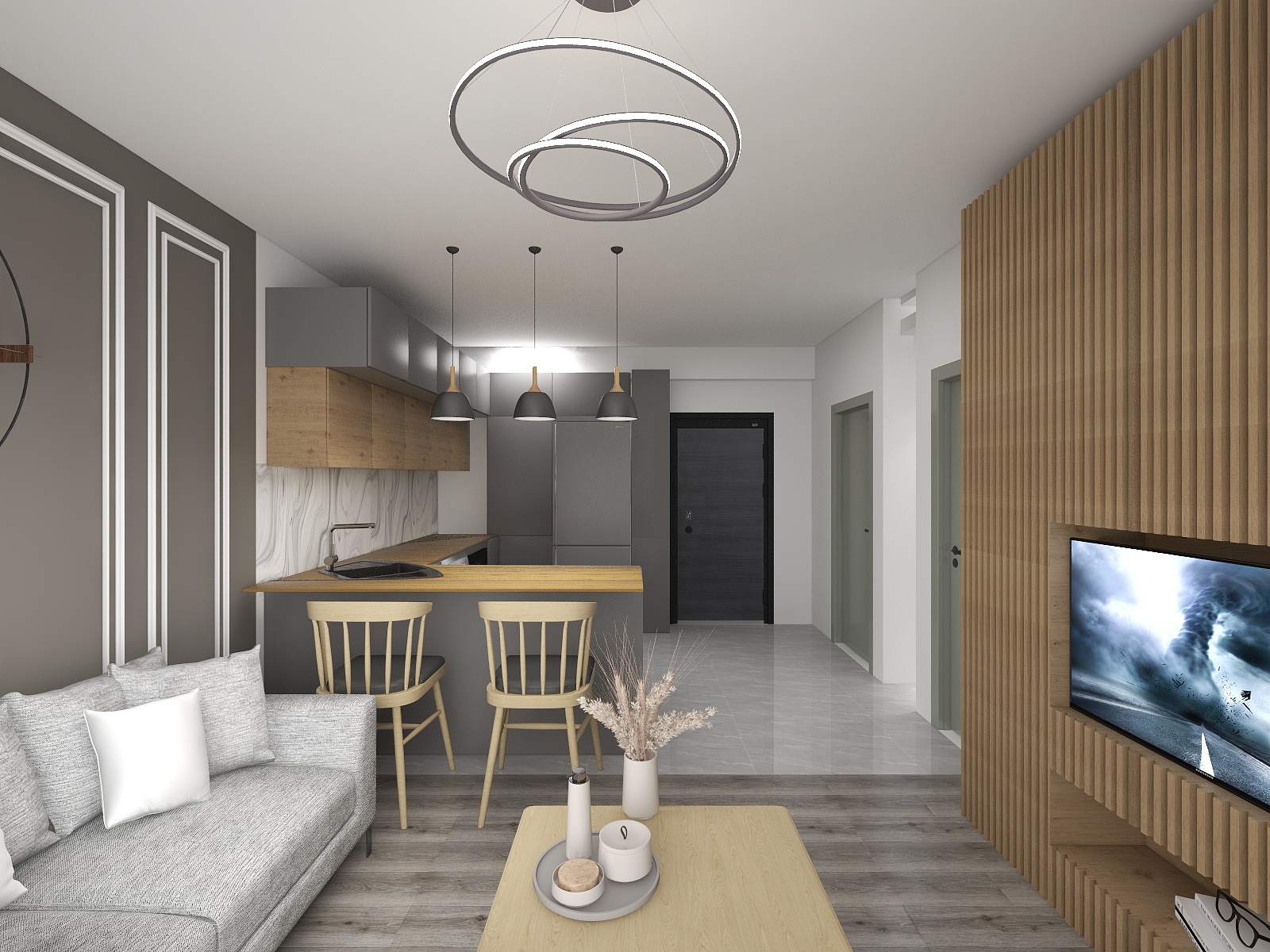 1+1 Daire - Render