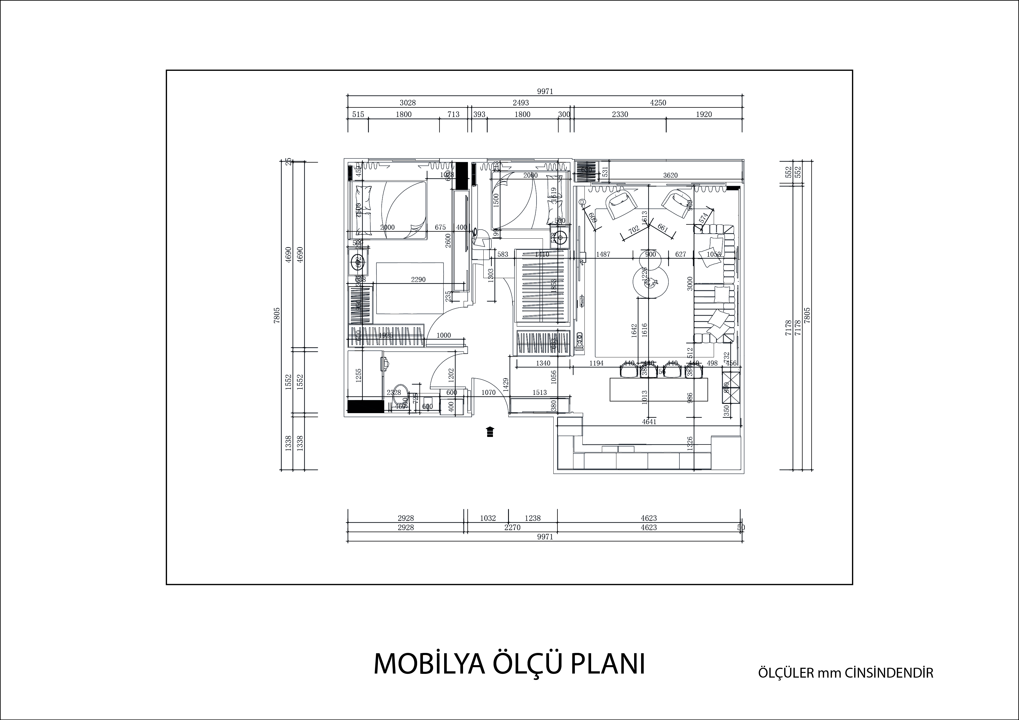2+1 Daire - Plan