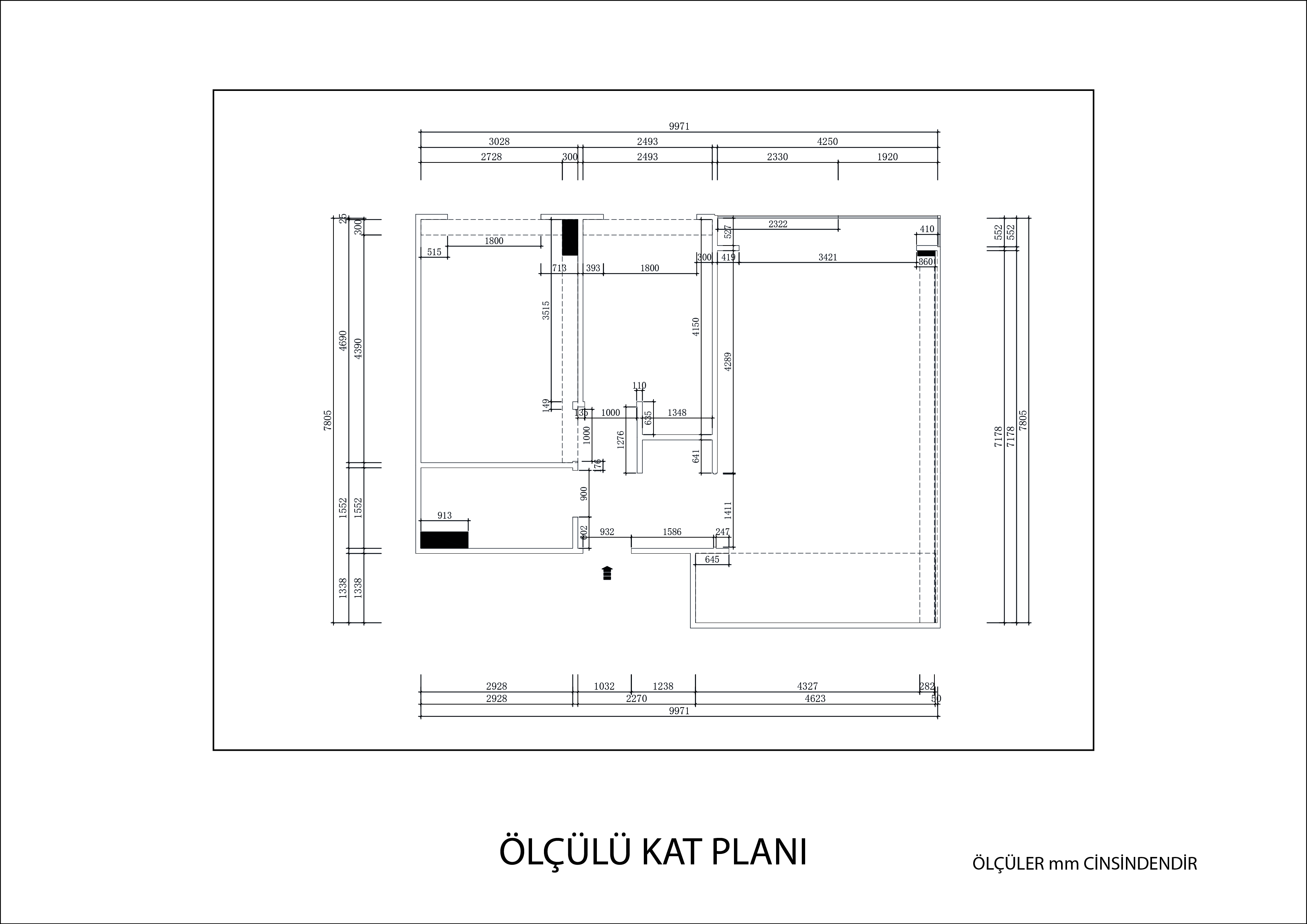 2+1 Daire - Plan