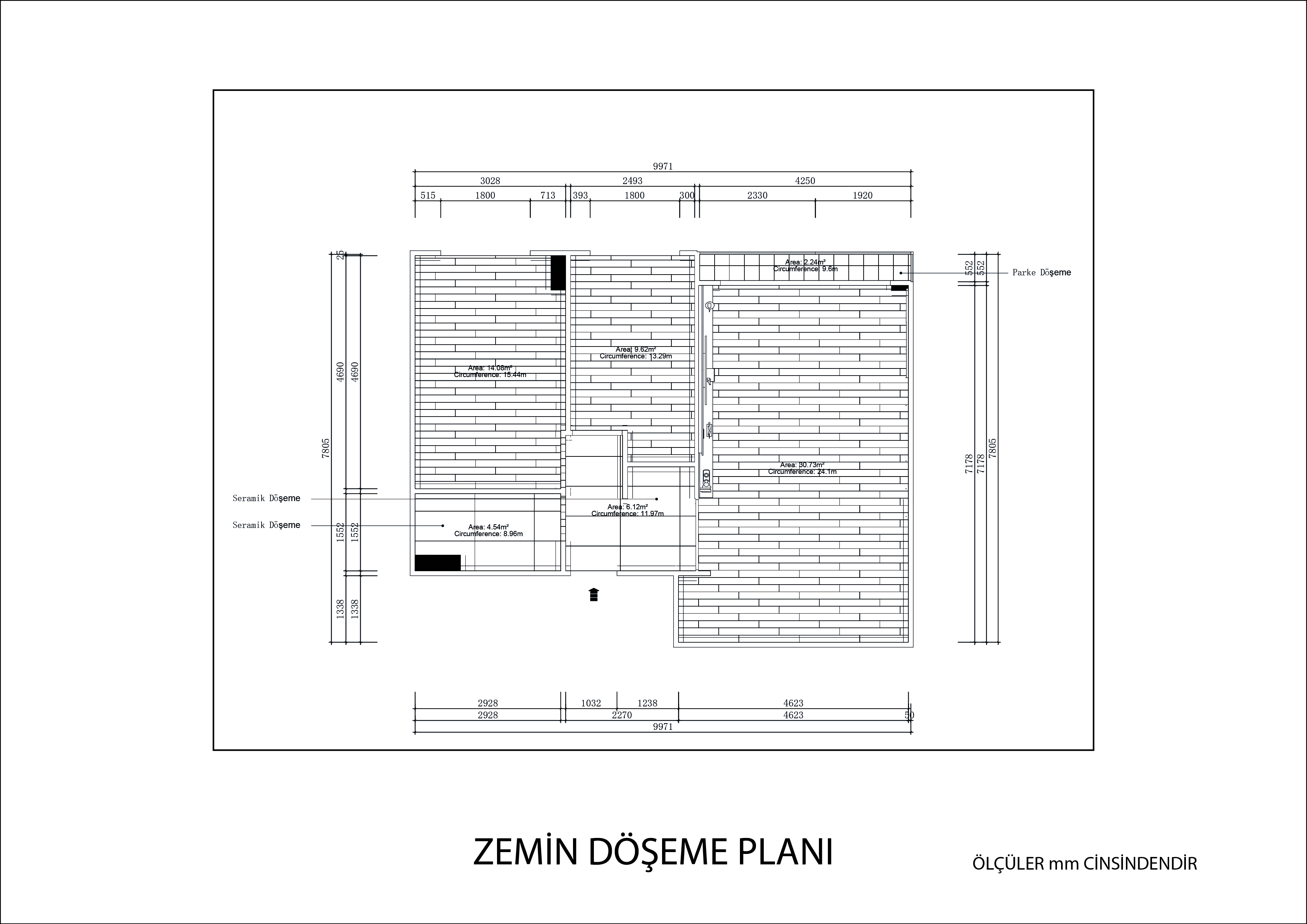 2+1 Daire - Plan
