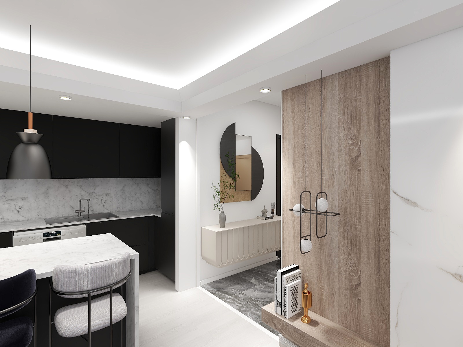 2+1 Daire - Render