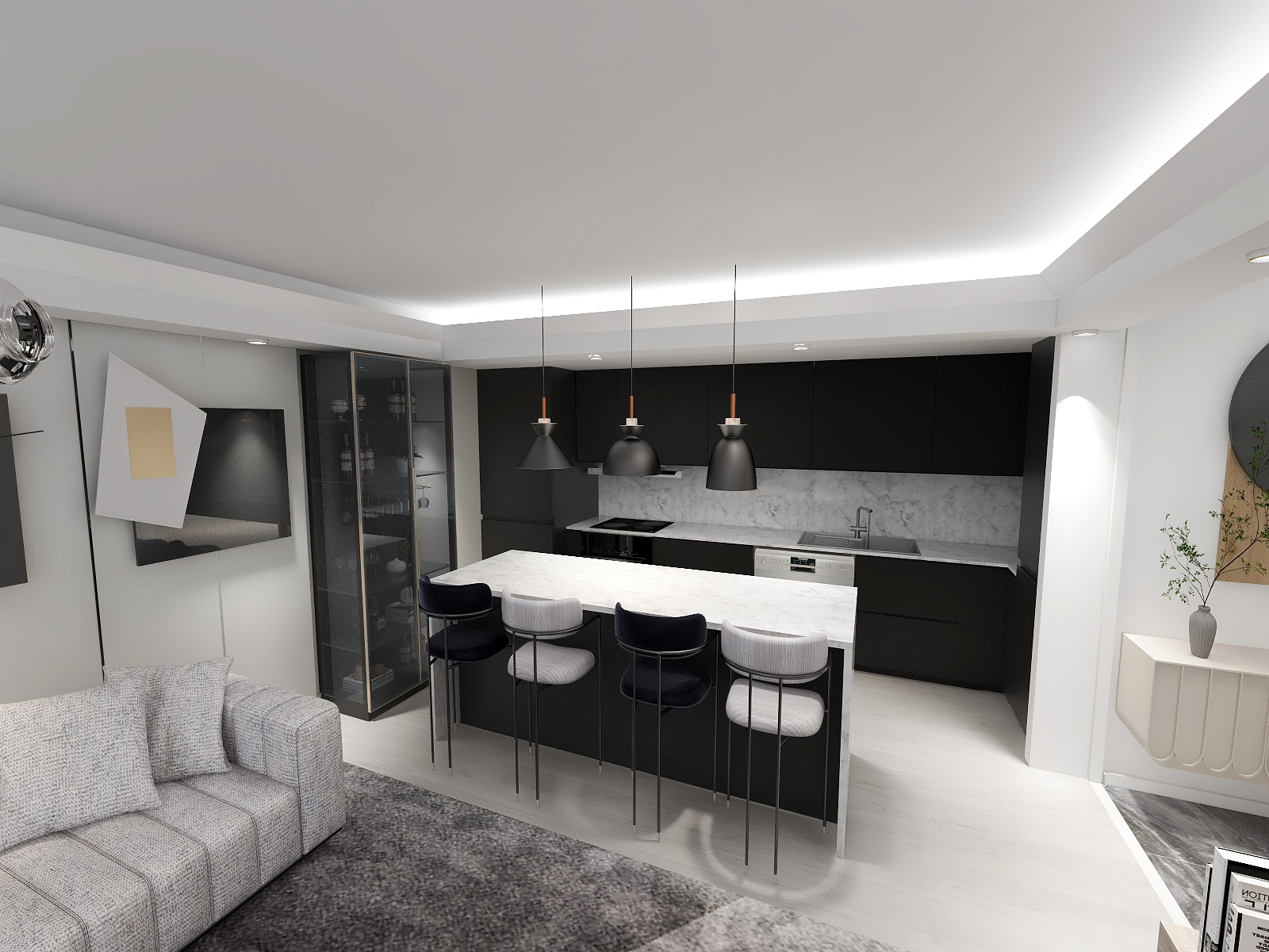 2+1 Daire - Render