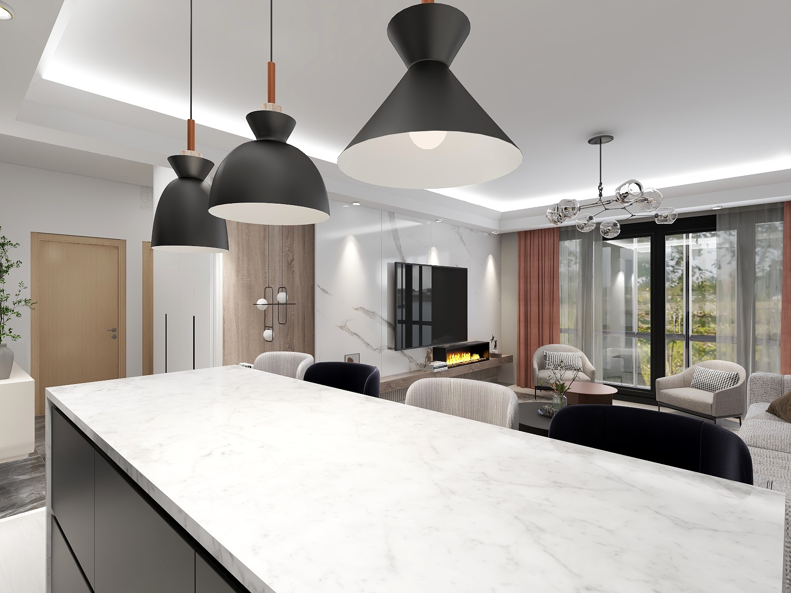 2+1 Daire - Render