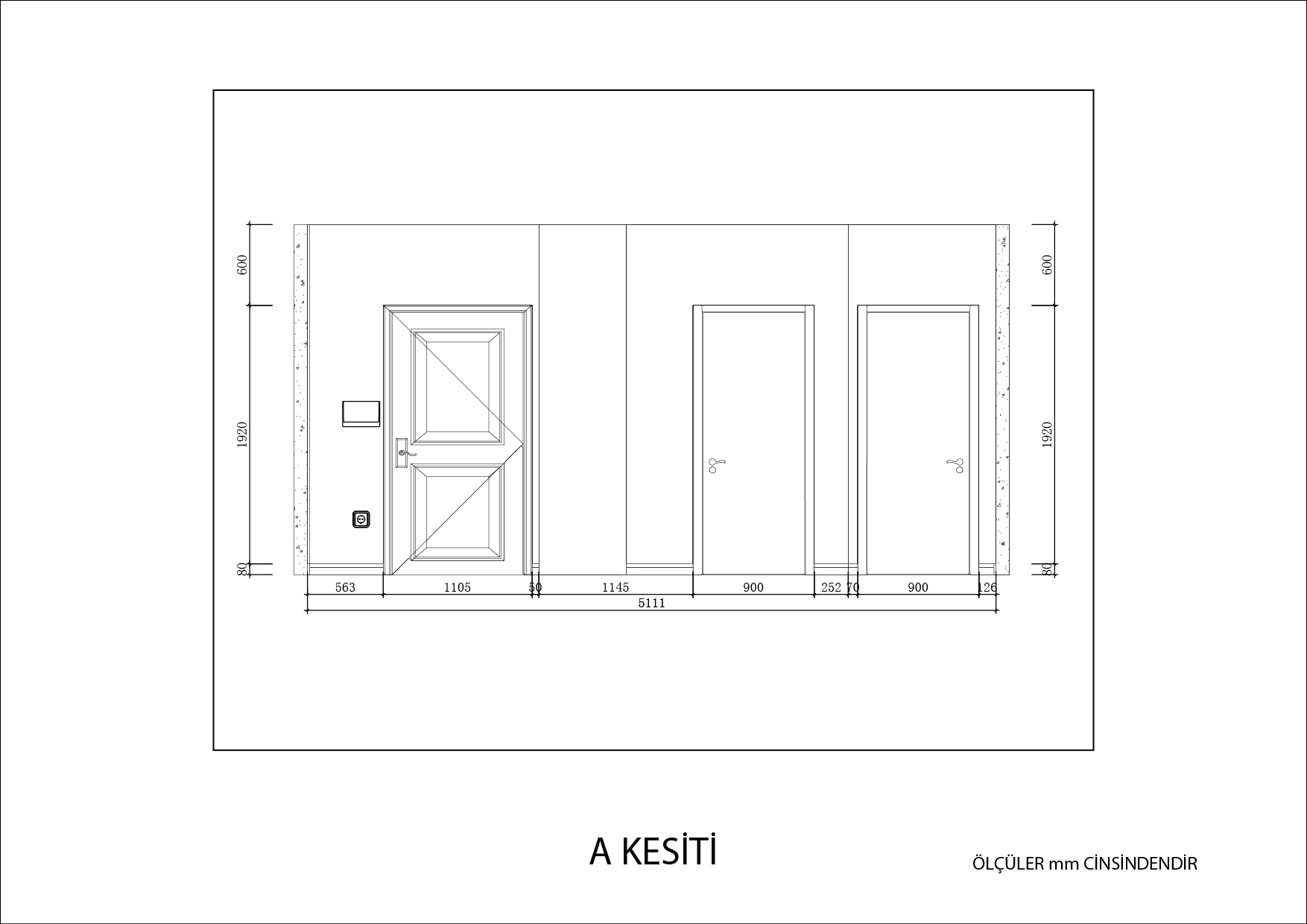 Antre & Koridor - Plan