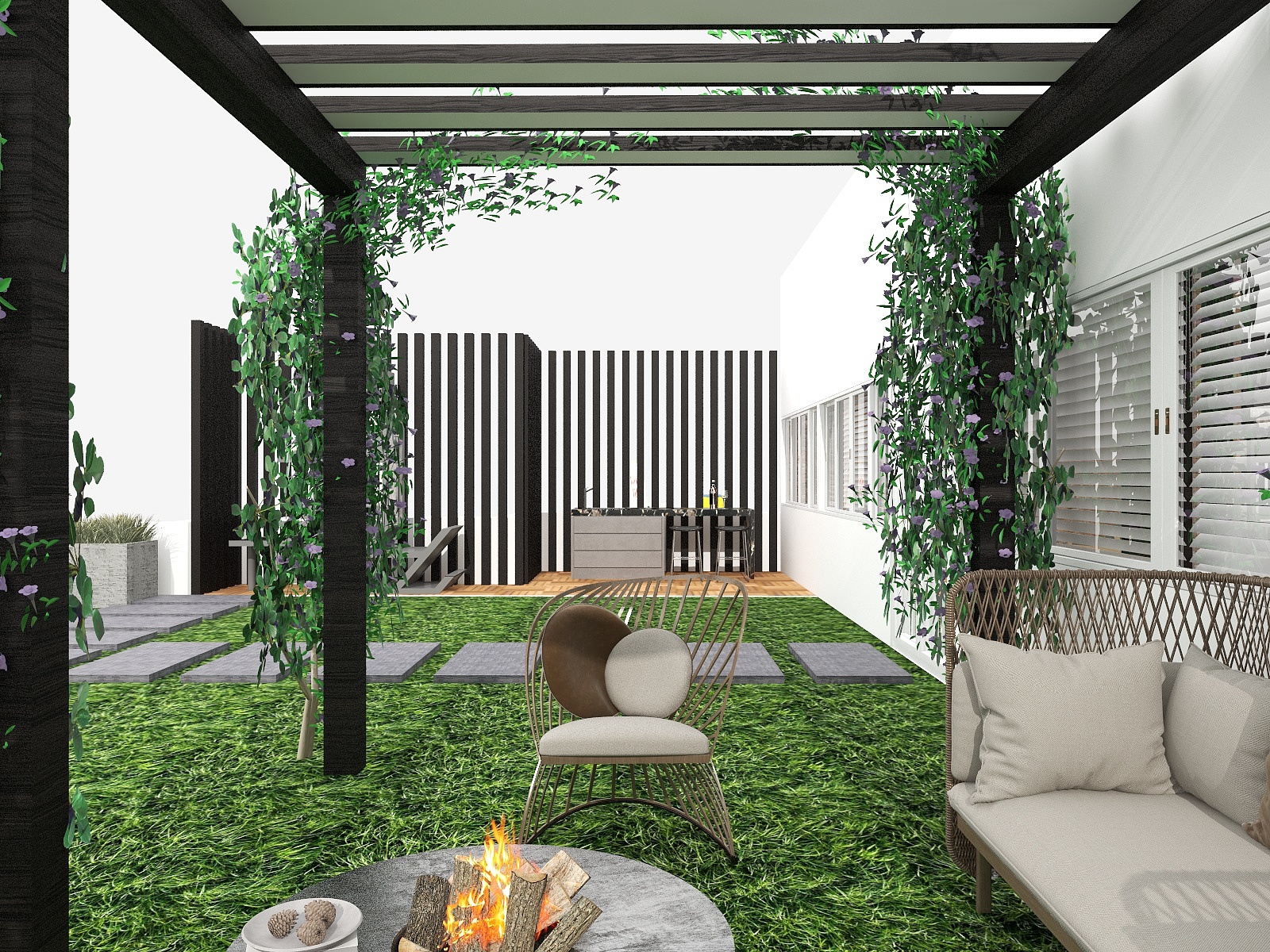 Balkon & Teras - Render