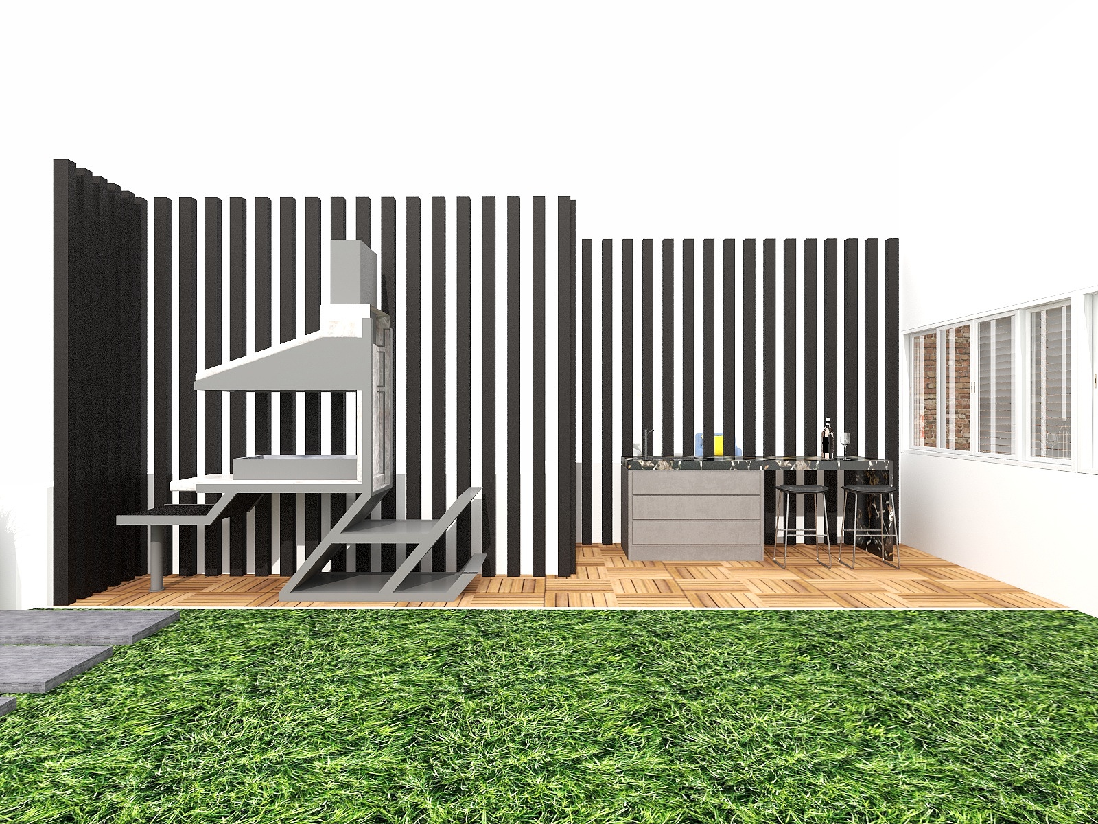 Balkon & Teras - Render