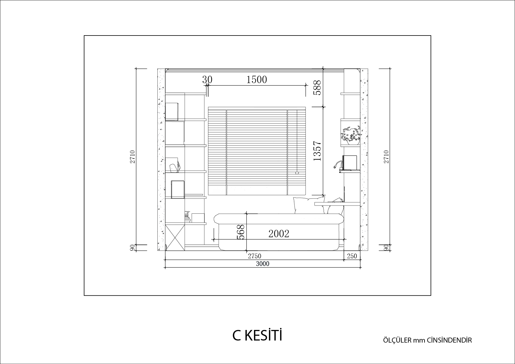 Çalışma Odası - Plan