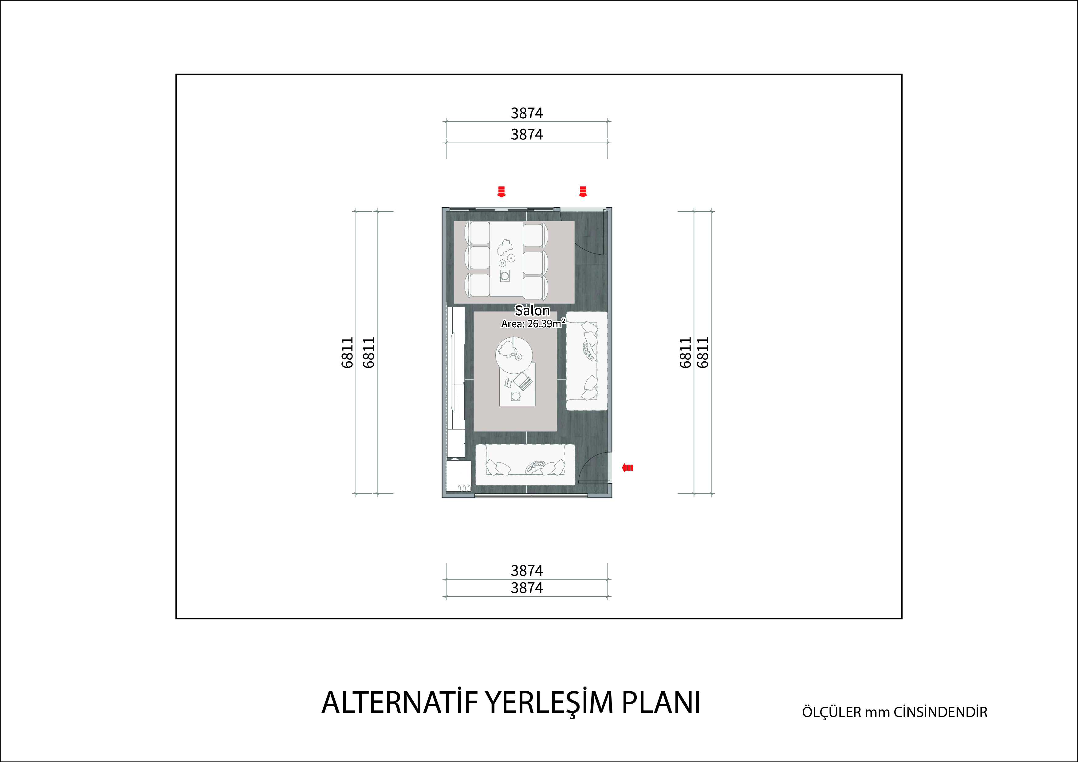 Salon - Plan