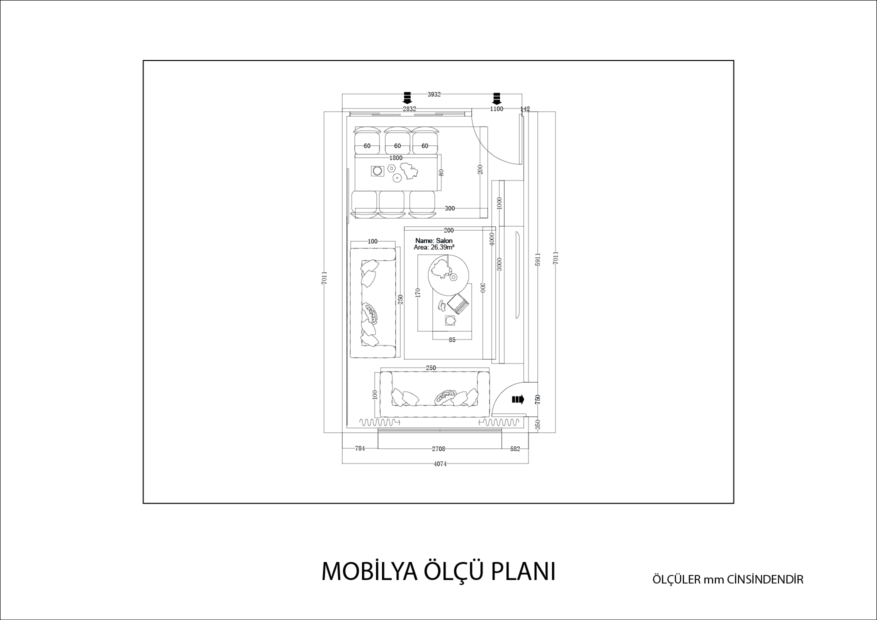 Salon - Plan