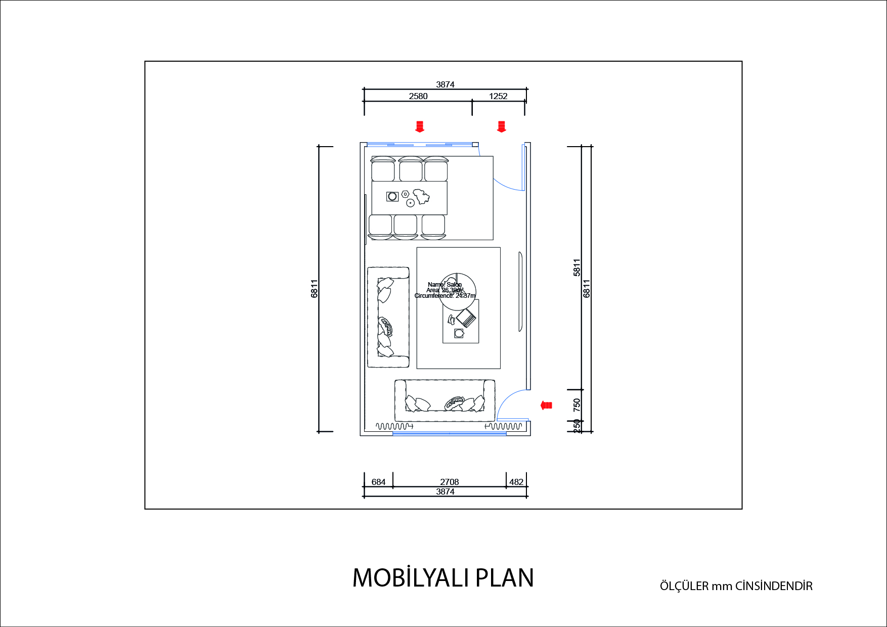 Salon - Plan