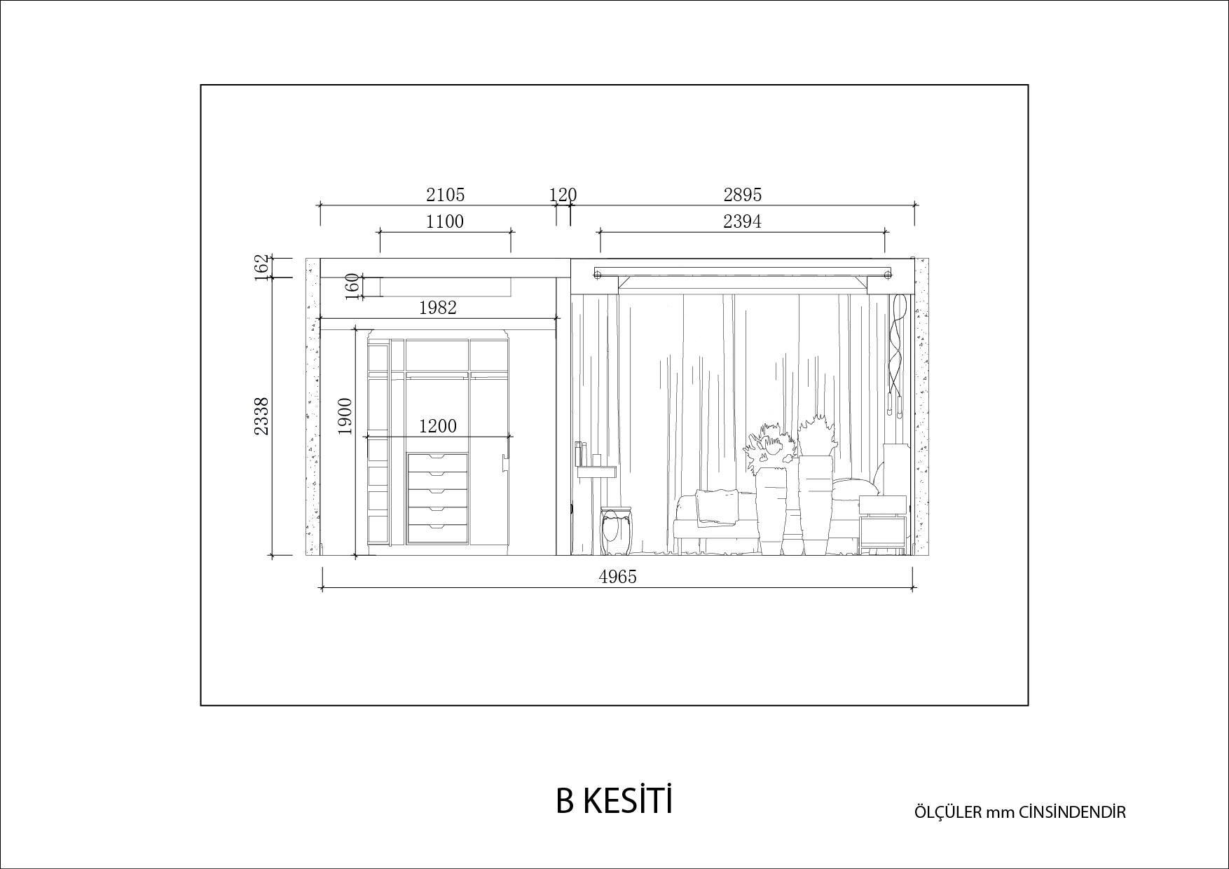 Yatak Odası & Ebeveyn Odası - Plan
